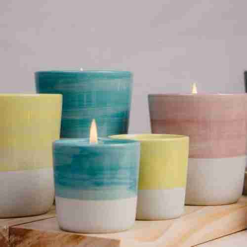 Brush Strokes Soy Wax Candles